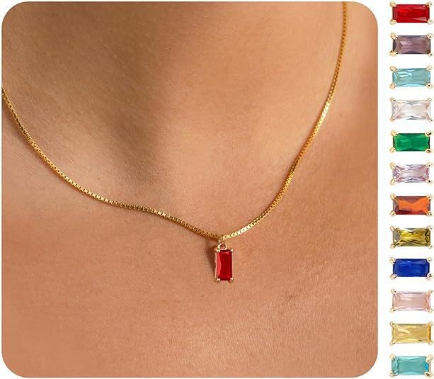 Delicate Zircon Pendant Necklace Womens Fashion Jewelry