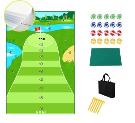 Golf Swing Training Mat for Parent-Child Practice Swing Path