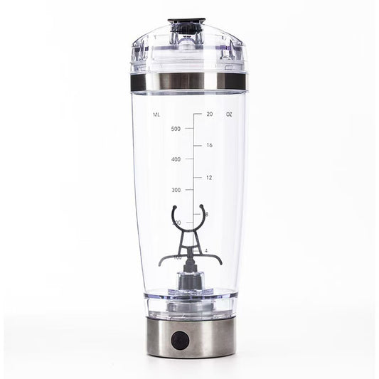 Electric Protein Shaker Cup USB Rechargeable Mixing Bottle