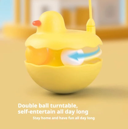 Duck Shape Interactive Cat Toy Stick – Washable Kitten Toy