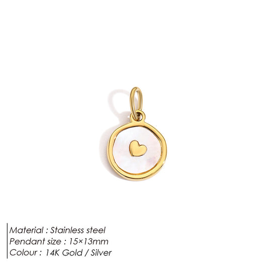 Stainless Steel Necklace Ring Earrings Set with Diamonds