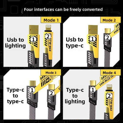 4-in-1 Fast Charging Data Cable