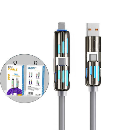 4-in-1 usb mobile phone data cable
