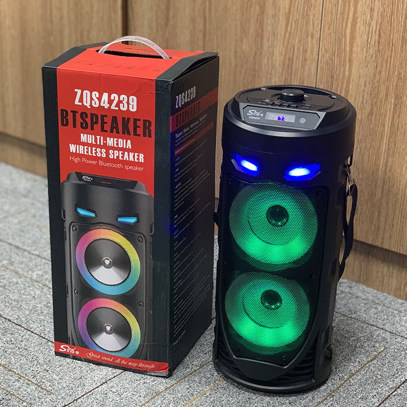 4-inch square dance Bluetooth speakers