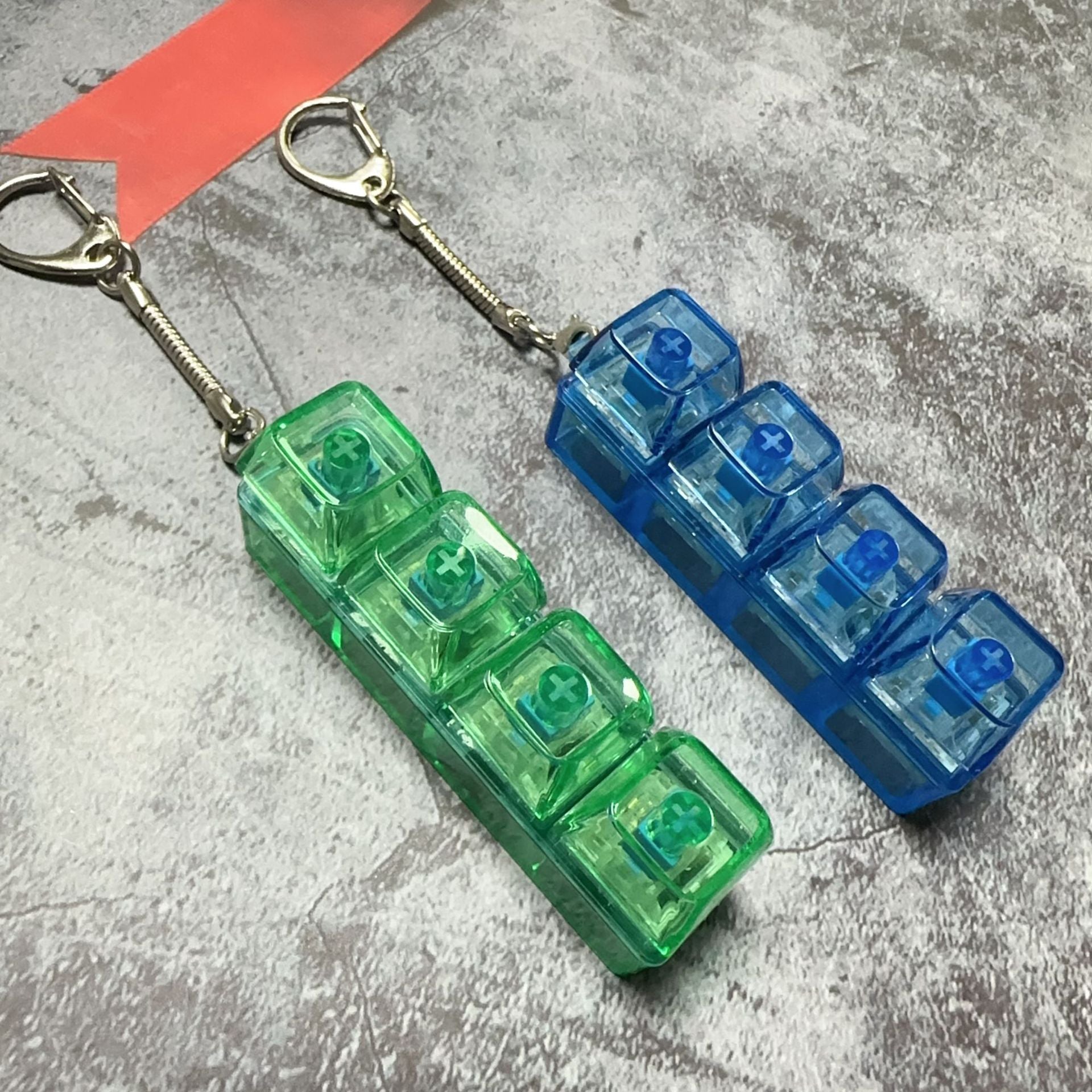 4-Key Mechanical Switch Tester Keychain