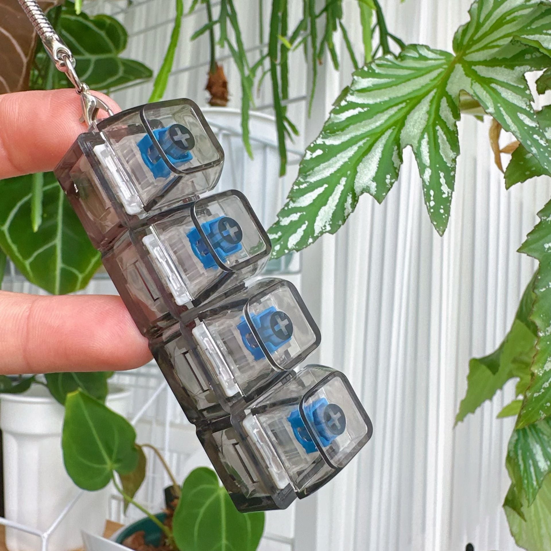4-Key Mechanical Switch Tester Keychain