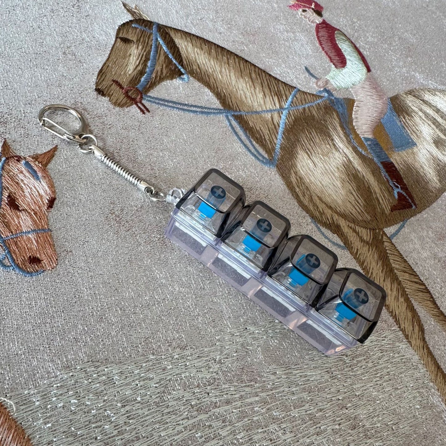 4-Key Mechanical Switch Tester Keychain
