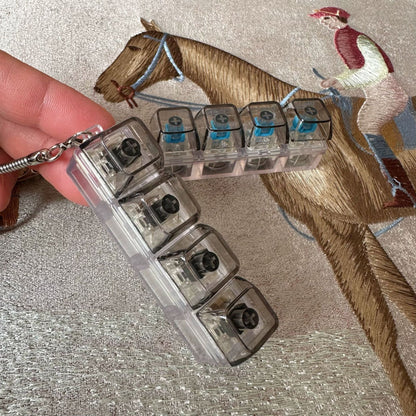 4-Key Mechanical Switch Tester Keychain