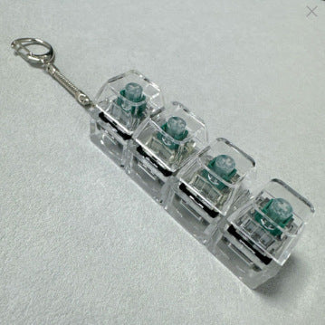 4-Key Mechanical Switch Tester Keychain