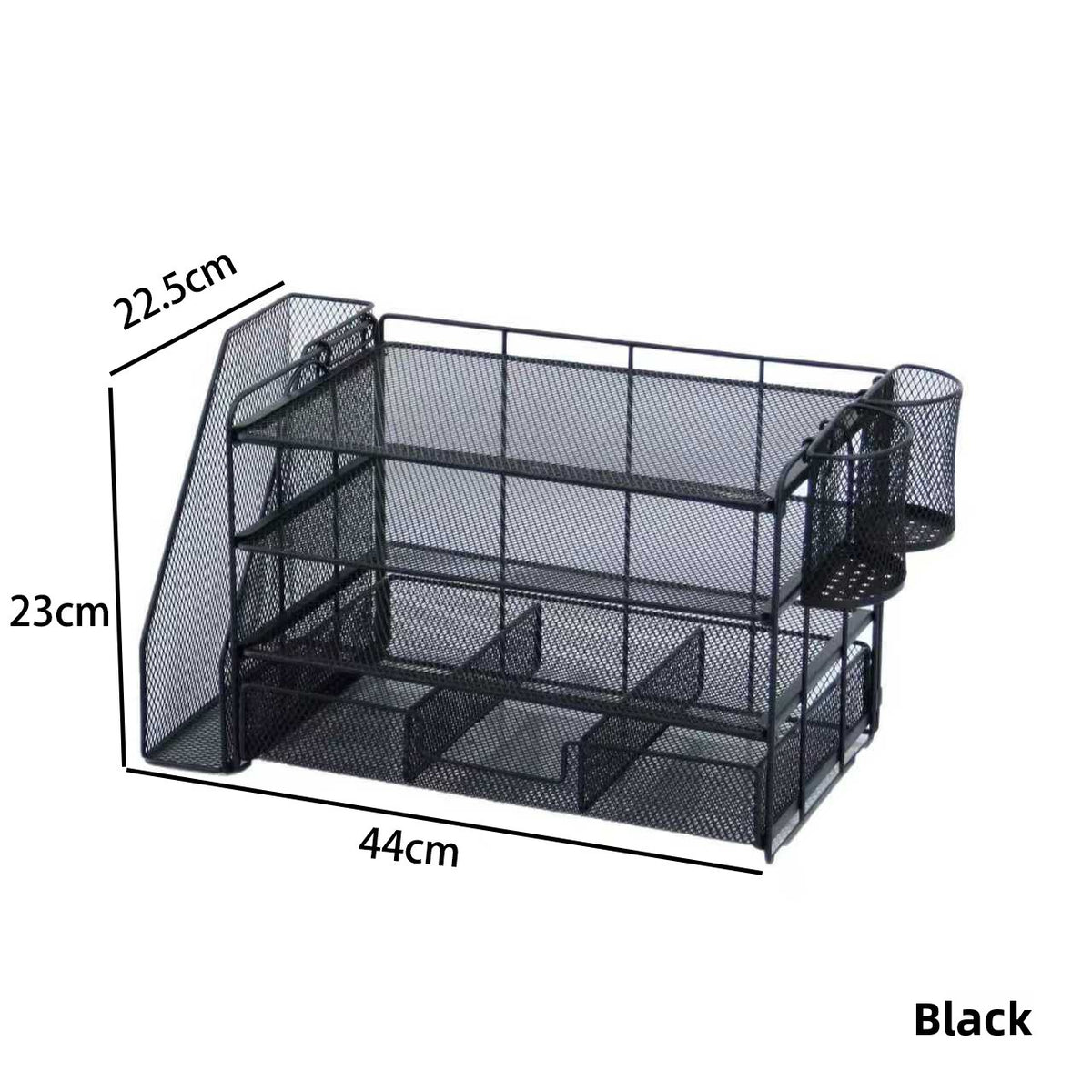 4 Layer Metal Desk File Organizer