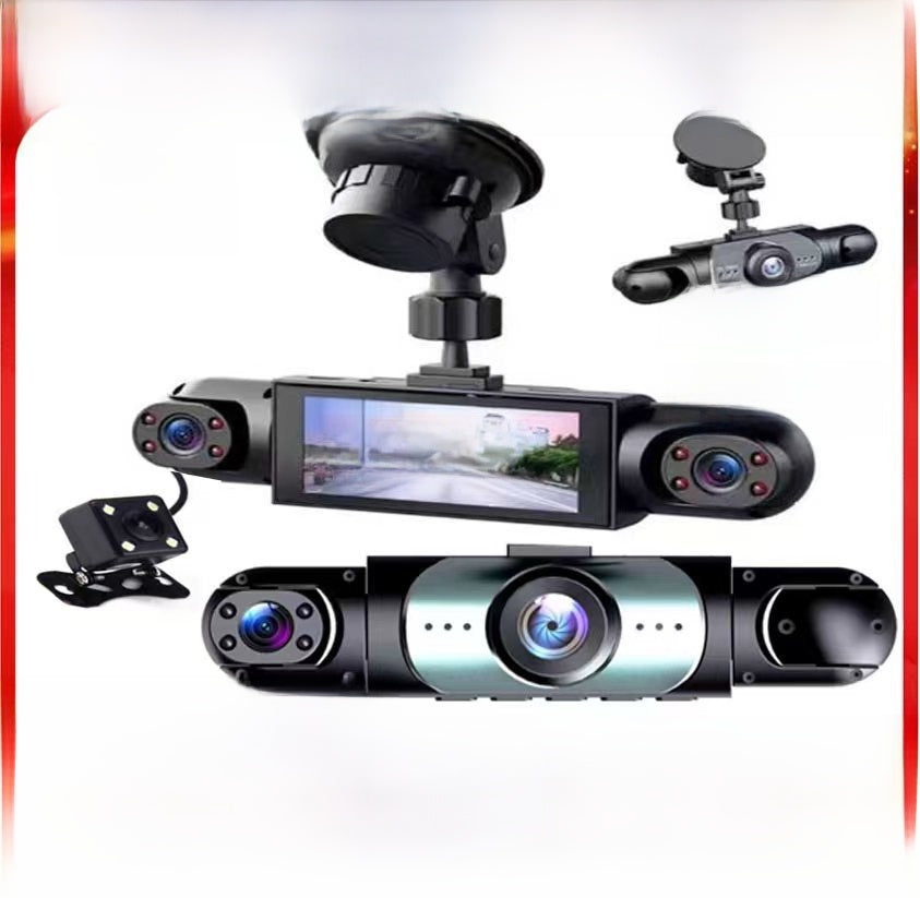 4-Lens 360-Degree Car DVR Recorder