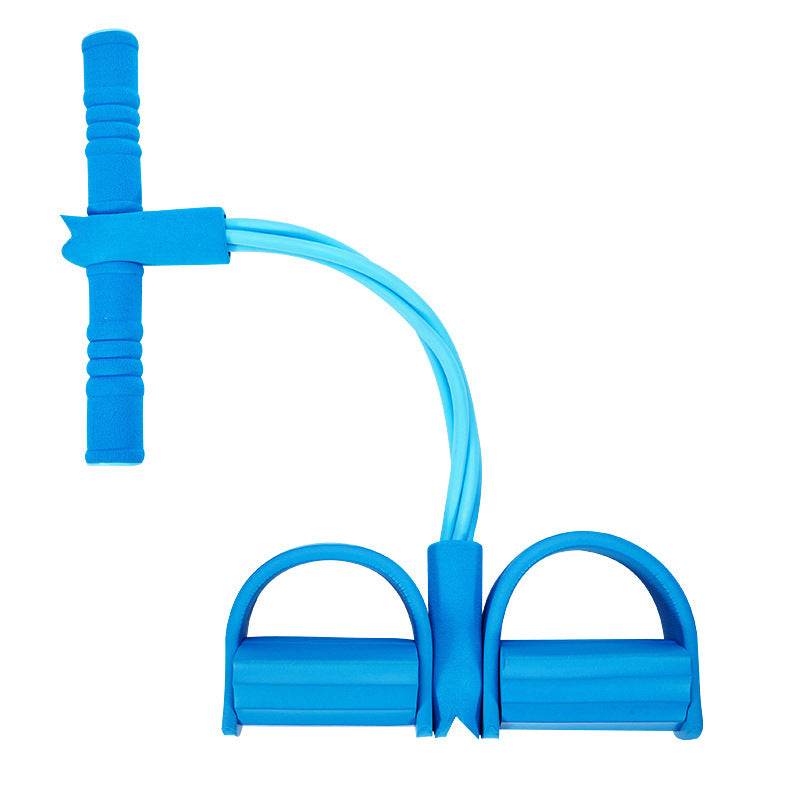 4-Tube Thickened Pedal Fitness Puller with Resistance Bands