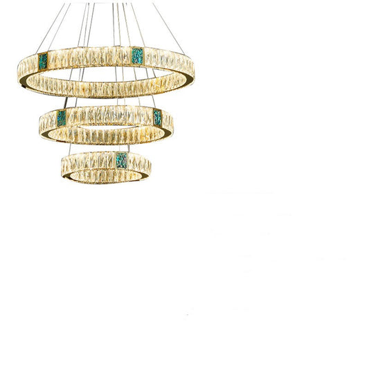 Light Luxury Crystal Chandelier Living Dining Room Light
