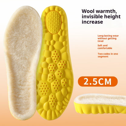 Breathable Wool Insole Soft Shock Absorbing Comfort