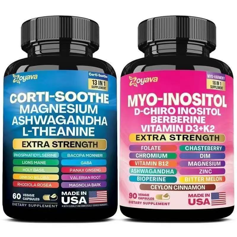 Magnesium Glycinate Ashwagandha Capsules Stress Relief & Calm