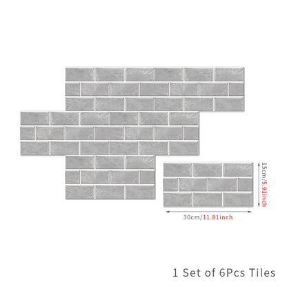 American Tile Wallpaper Imitation Design for Home Decor Use