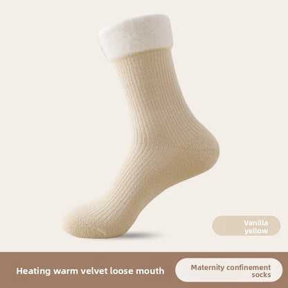 Womens Thermal Brushed Sleep Socks