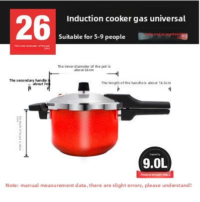 Stainless Steel Pressure Cooker for Quick, Healthy Cooking