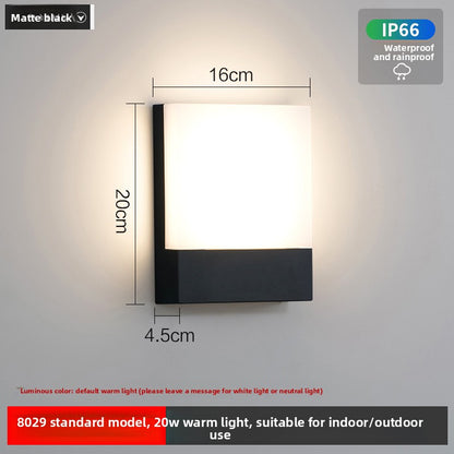Outdoor Waterproof LED Wall Light with Motion Sensor