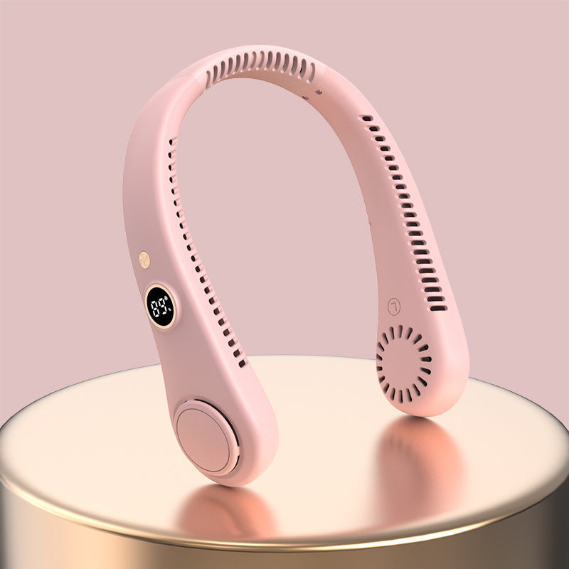USB Neck Fan for Travel Work and Daily Cooling Needs Airflow