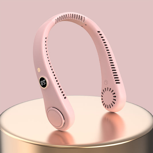 USB Neck Fan for Travel Work and Daily Cooling Needs Airflow