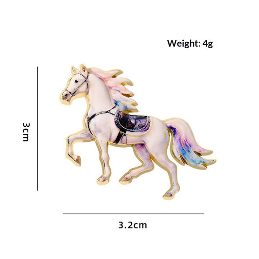 Cute Animal Zodiac Year Gift Brooch Trendy Jewelry Accessory