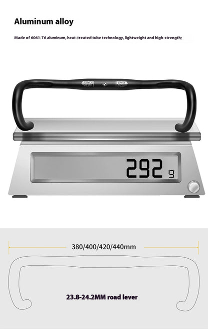 Racing Road Bike Handlebar  Aluminum Alloy Small Bent Style