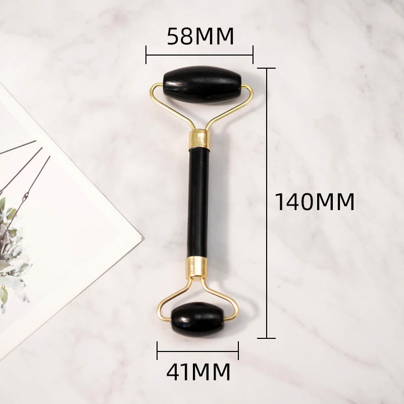 Beauty Face Care Massage Jade Device for Relaxing Skincare Glow
