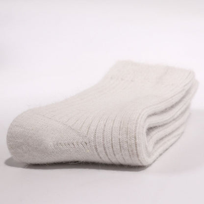 Rabbit Wool Blend Fleece Lined Winter Socks Warm Daily Wear