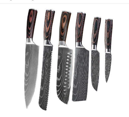 Chef Knives Kitchen Knives Cleaver and Slicing Knife Set