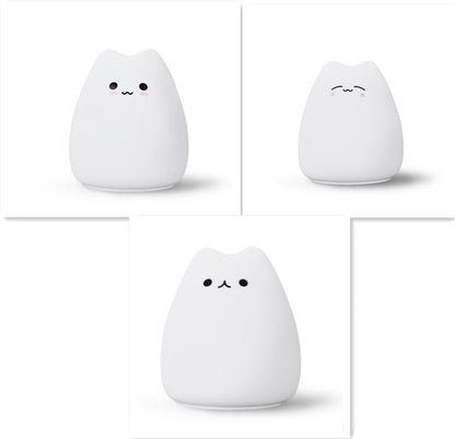 Silicone Touch Sensor LED Night Light for Children Baby Kids