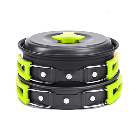 Buy Aluminum Camping Cookware Kit Outdoor Cooking Travel Set
