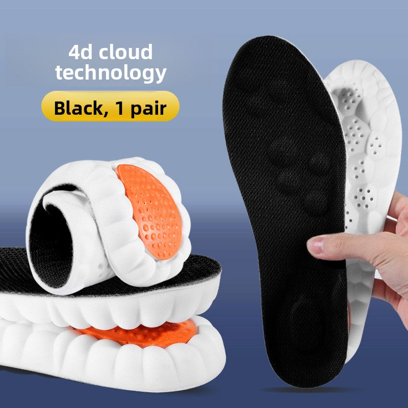4D Cloud Shock Absorbing Breathable Insoles