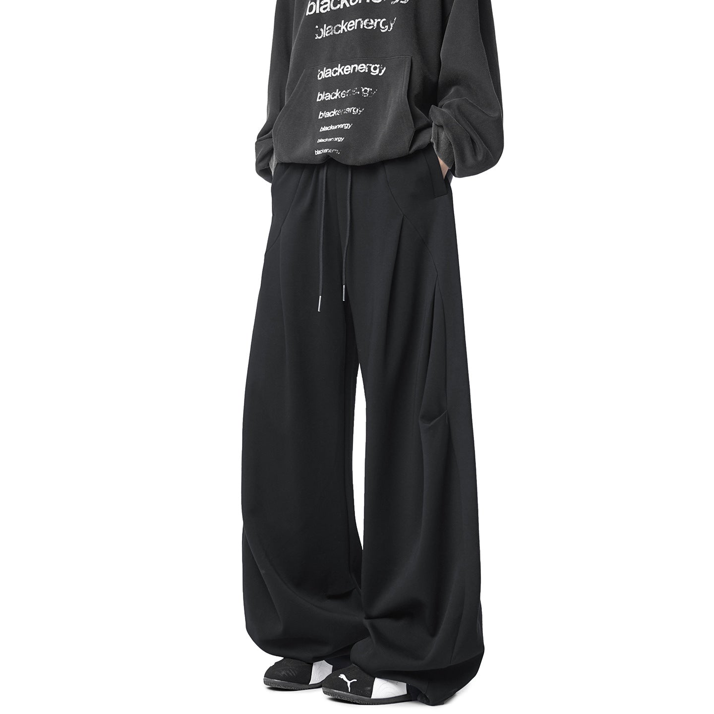 Retro Wide Leg Sweatpants for Women Soft Lounge Daily Wear