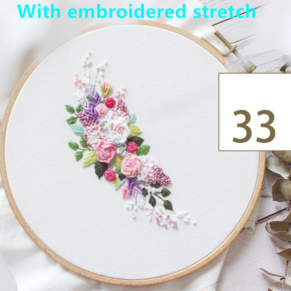Handmade DIY Embroidery Kit Complete Craft Set for Beginners