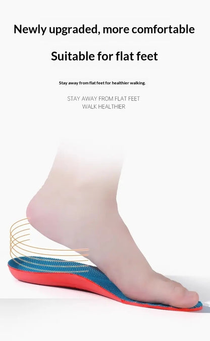 Soft Elastic Sports Insoles Shock Absorbing Comfort Support