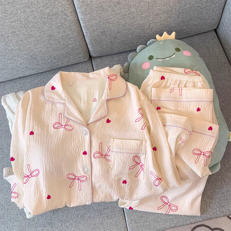 Buy High-Value Korean-Style Wrinkled Fabric Women’s Suit Set