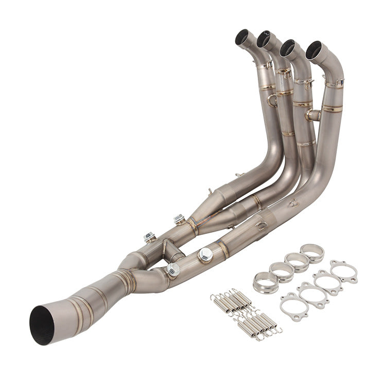 S1000RR Titanium Front Exhaust Pipe Modified Upgrade Now.