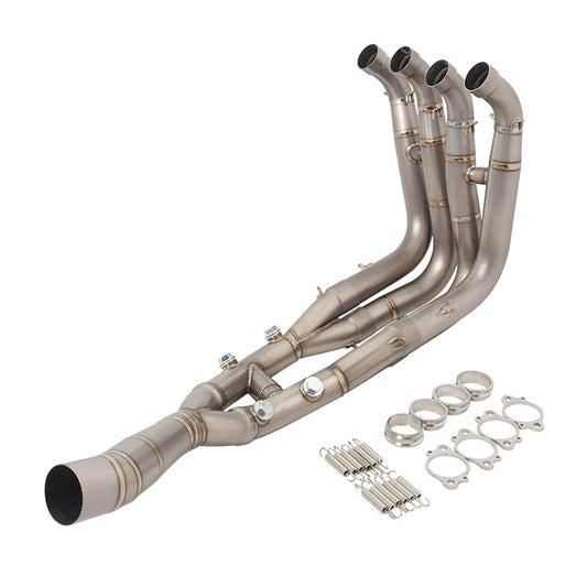 S1000RR Titanium Front Exhaust Pipe Modified Upgrade Now.
