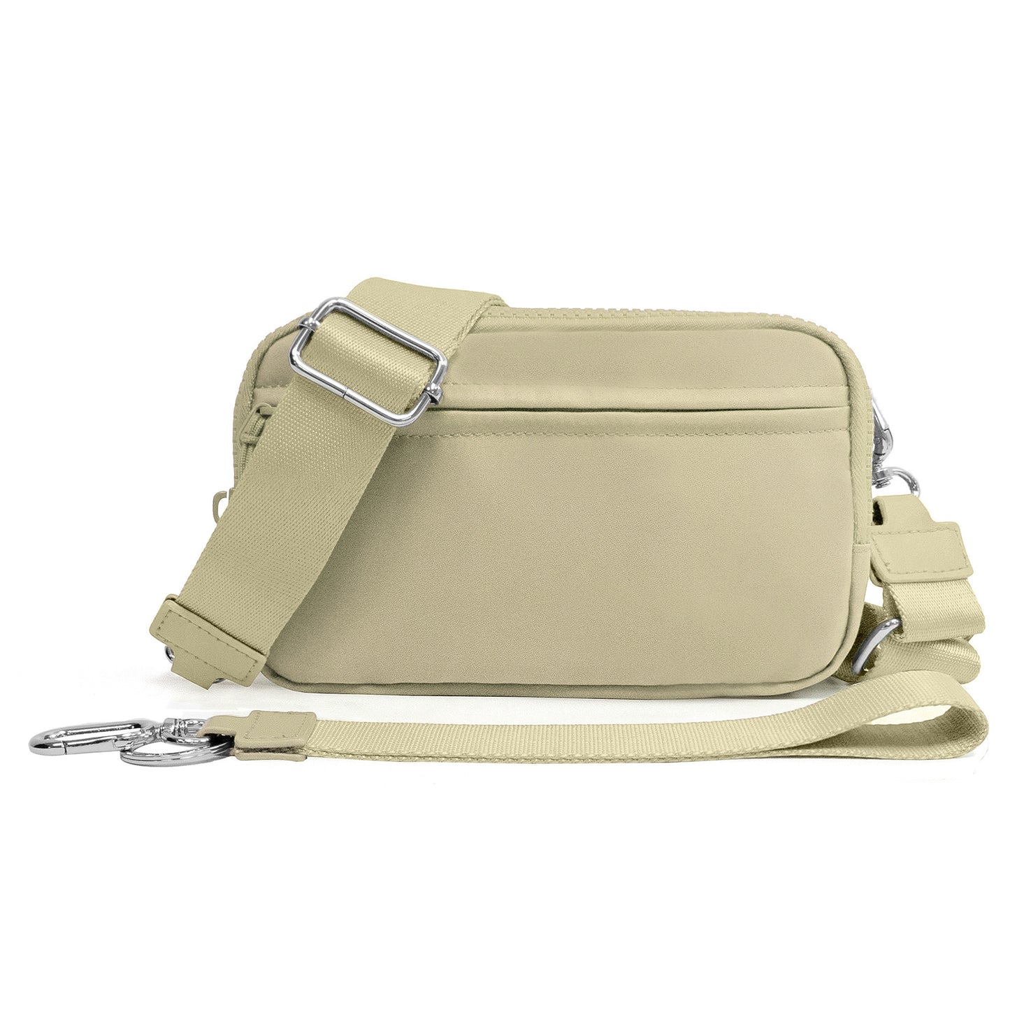 Men's Waterproof Crossbody Waist Bag Double Layer