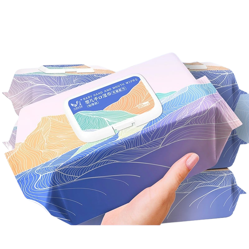 Thick Pearl Texture Baby Wet Wipes for Gentle Cleaning Uses