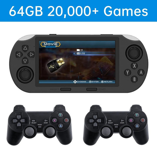 Handheld Game Console with Dual Joystick for Gaming Fun