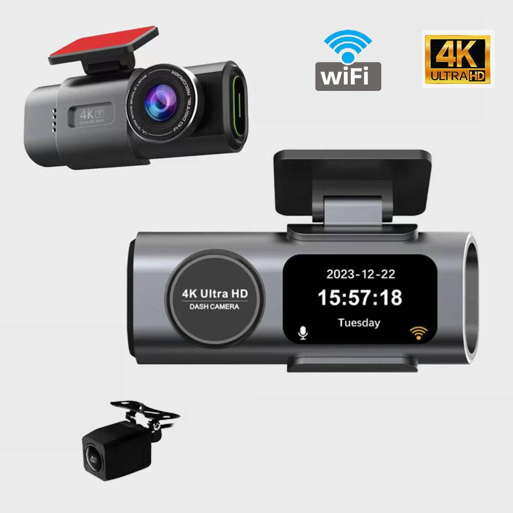 4K Dual Camera Driving Recorder with Night Vision