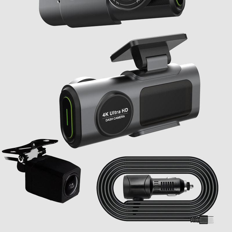 4K Dual Camera Driving Recorder with Night Vision