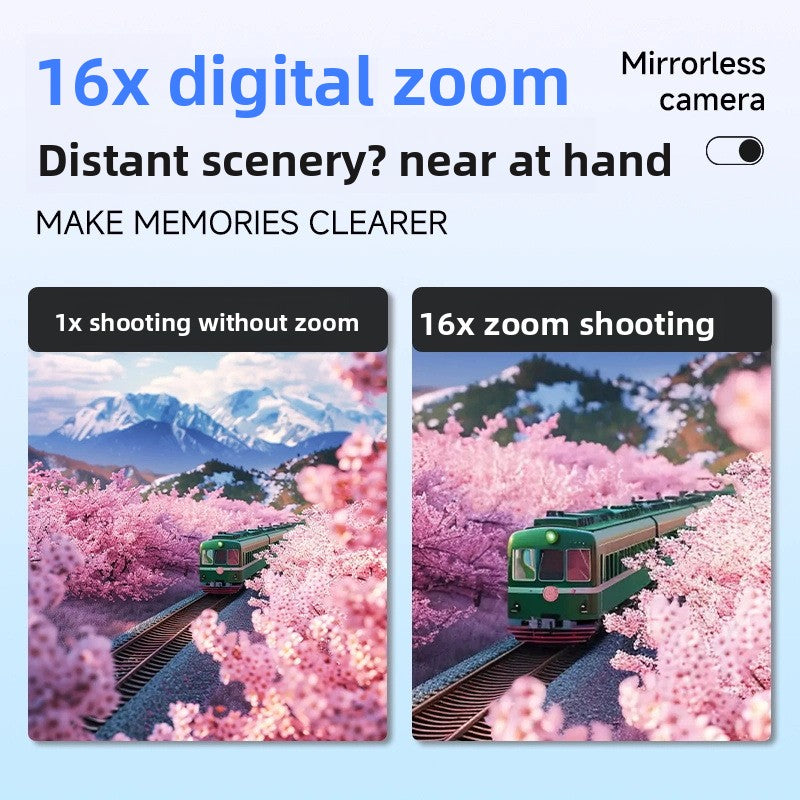 4K HD Slide Cover Digital Camera