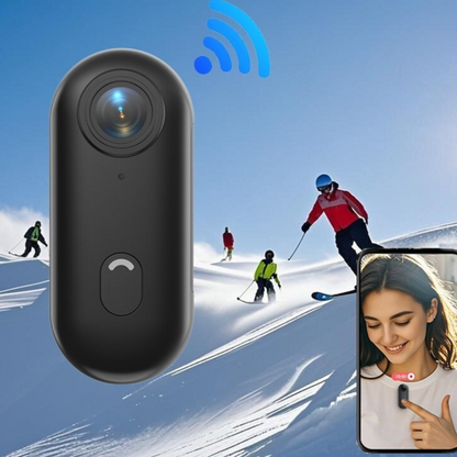 4K Thumb Action Camera with Wi-Fi and Magnetic Mount