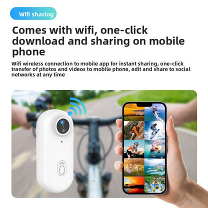 4K Thumb Action Camera with Wi-Fi and Magnetic Mount