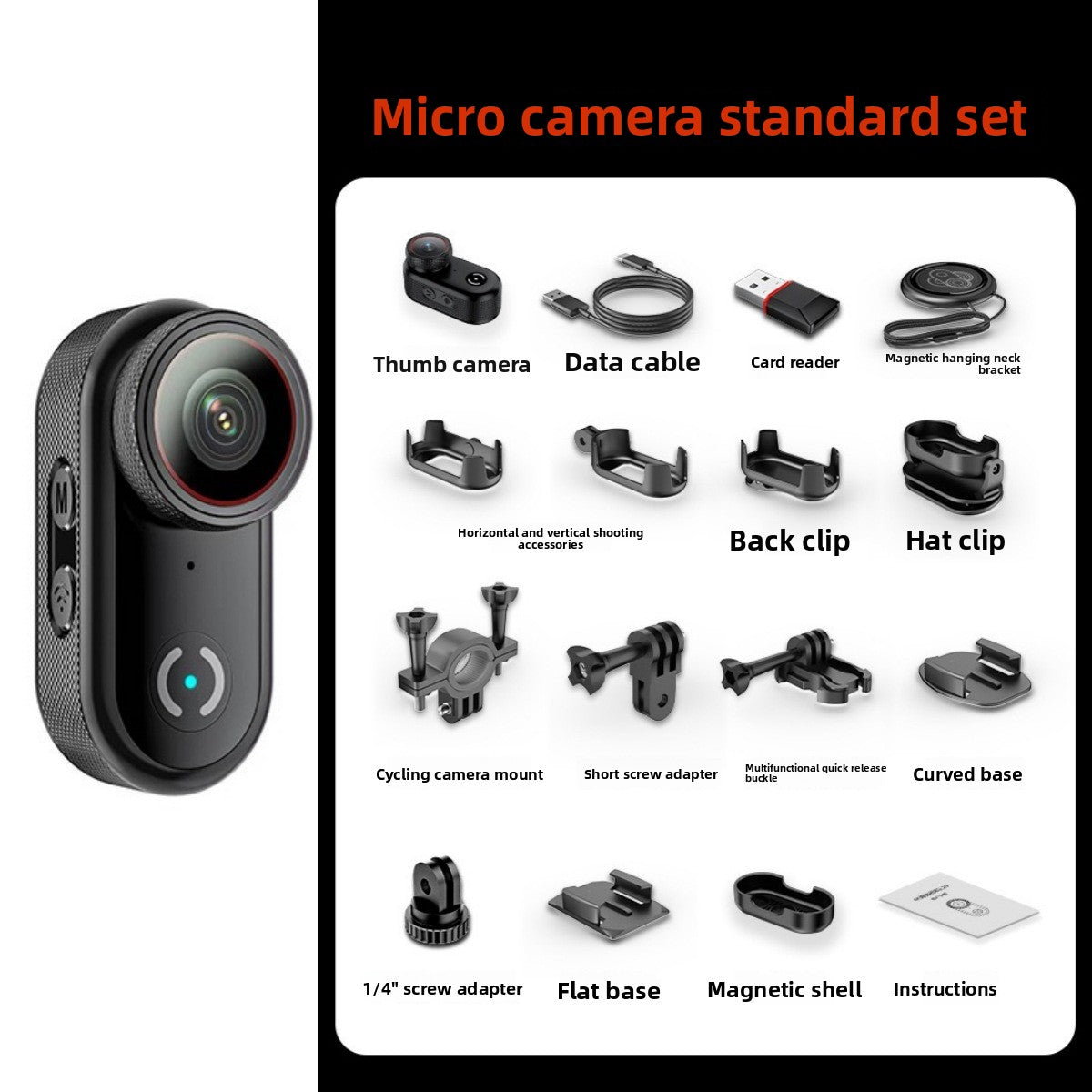 4K Ultra Clear Cycling Recorder with Magnetic Mount