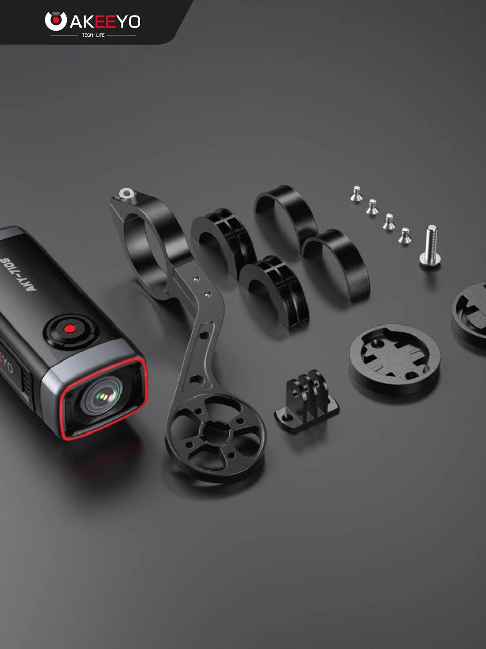 4K Waterproof Sports Action Camera for Cycling and Motorcycle Recording