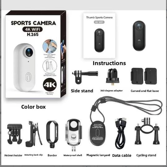4K WiFi Stabilized Action Camera